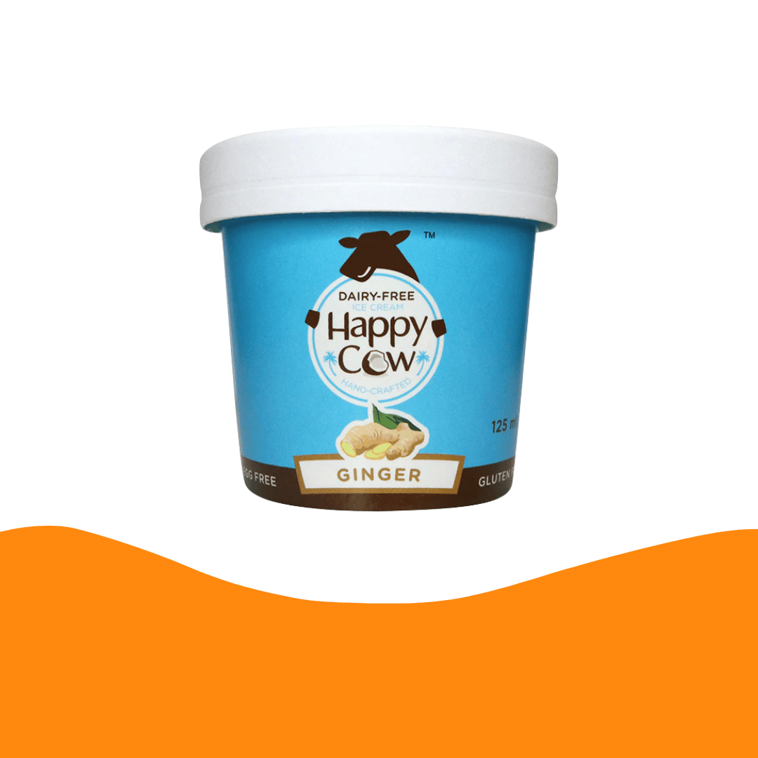 Happy Cow Ginger Dairy-Free Ice Cream - 125 ml