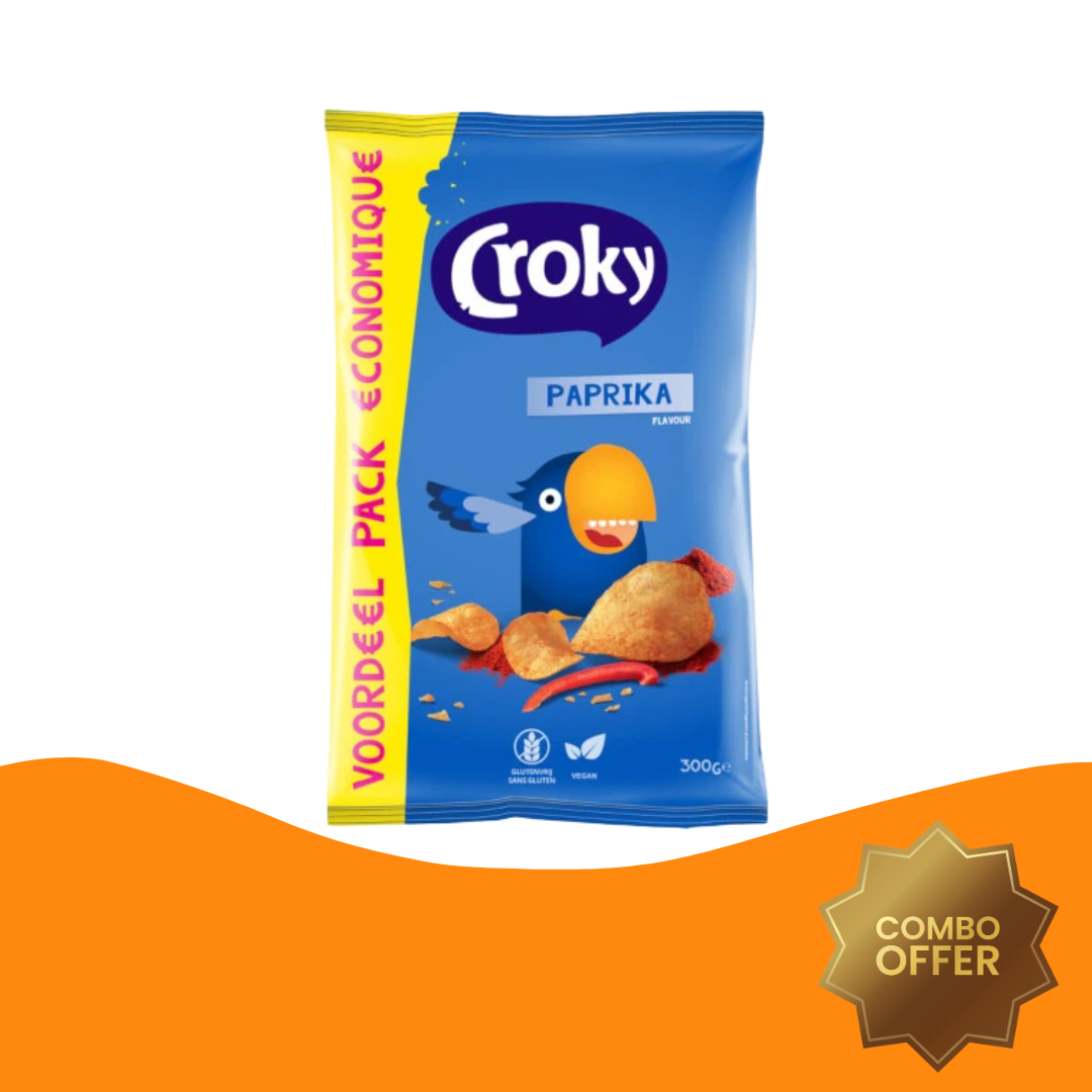 Croky Chips Paprika - Belgium Exclusive Favour (300 gram)