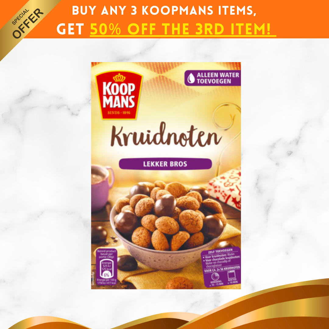 Koopmans Kruidnoten Bak Mix (320 gram) / 'Pepernoten' Baking Mix (Best Before 7 May 2026)