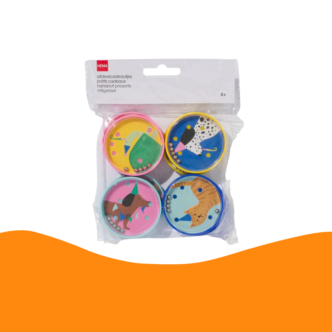 Hema Kantelpuzzelpelletje(派對禮物)/8 in een pakje(8 包)