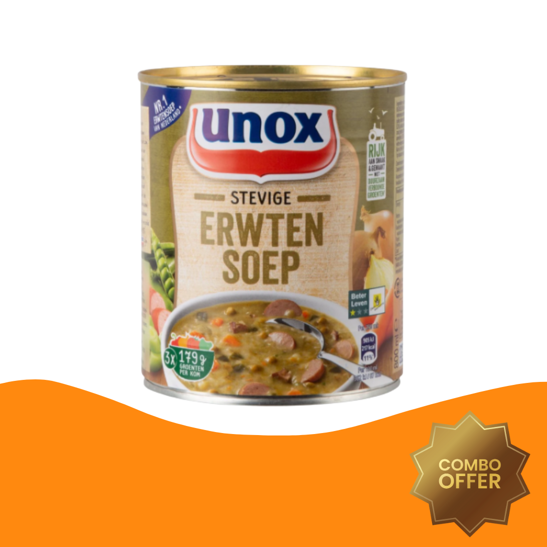 Unox Stevige Erwtensoep 荷蘭豌豆湯 (800 毫升) | 罐頭湯推介