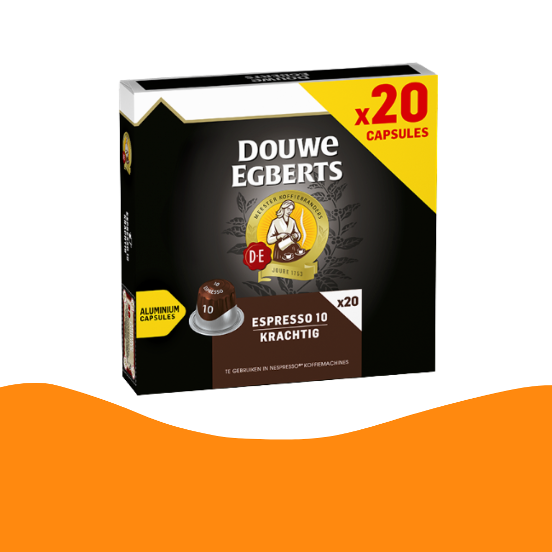 Douwe Egberts Expresso 10 Forceful Capsule Coffee (20 capsules)