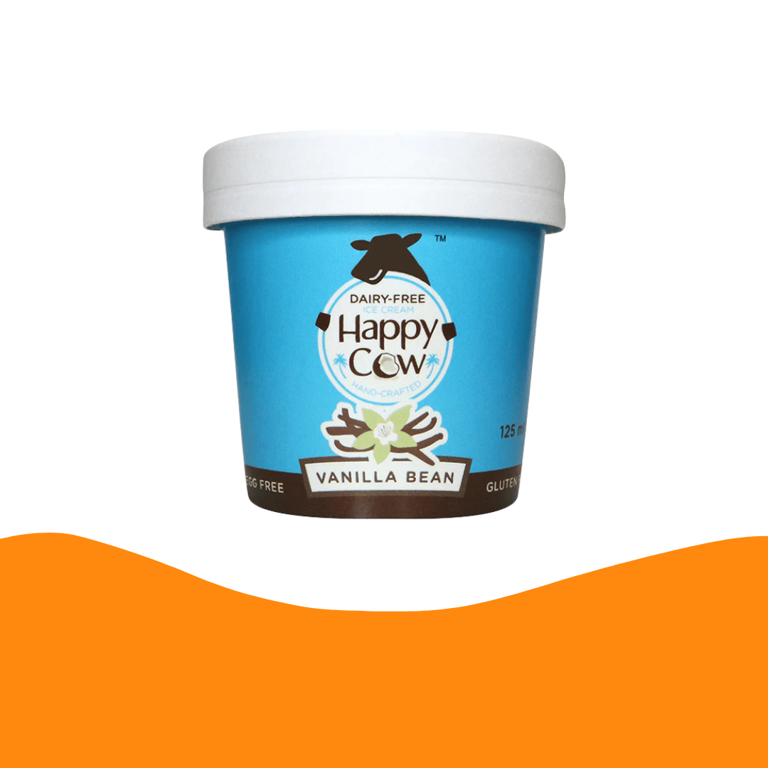 Happy Cow Vanilla Dairy-Free Ice Cream - 125 ml