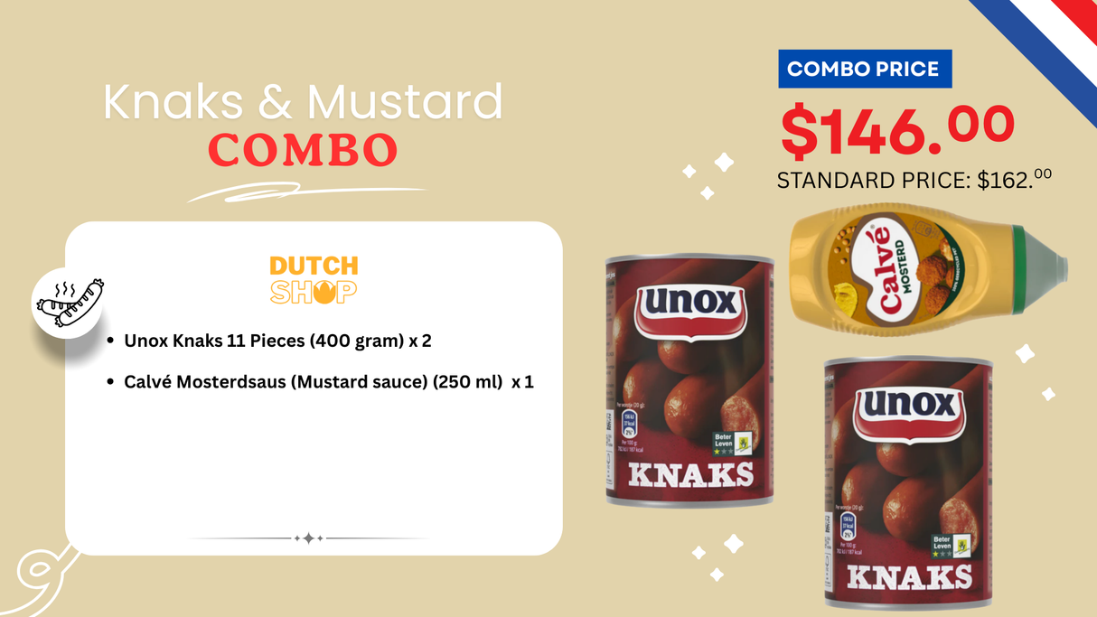 Unox Knaks 荷蘭經典煙燻熱狗腸 11條裝(400克)