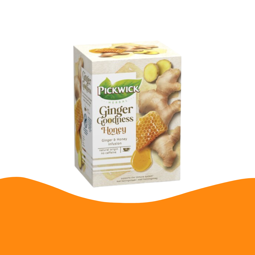 Pickwick Ginger Goodness Honey 1-kops 15 Stuks