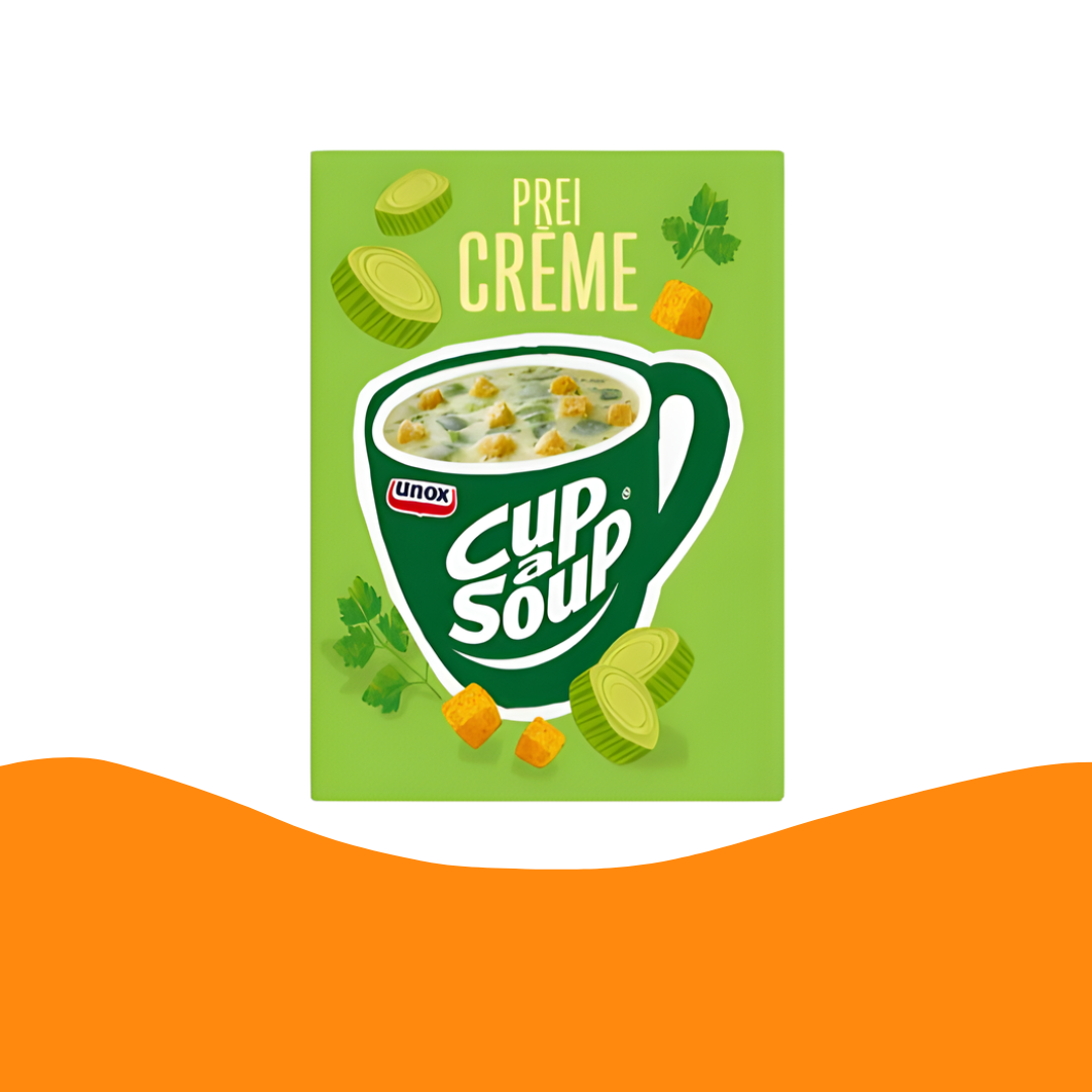 Unox Cup-a-Soup Prei Crème 即沖青蔥忌廉湯(3包裝 × 每包16克)