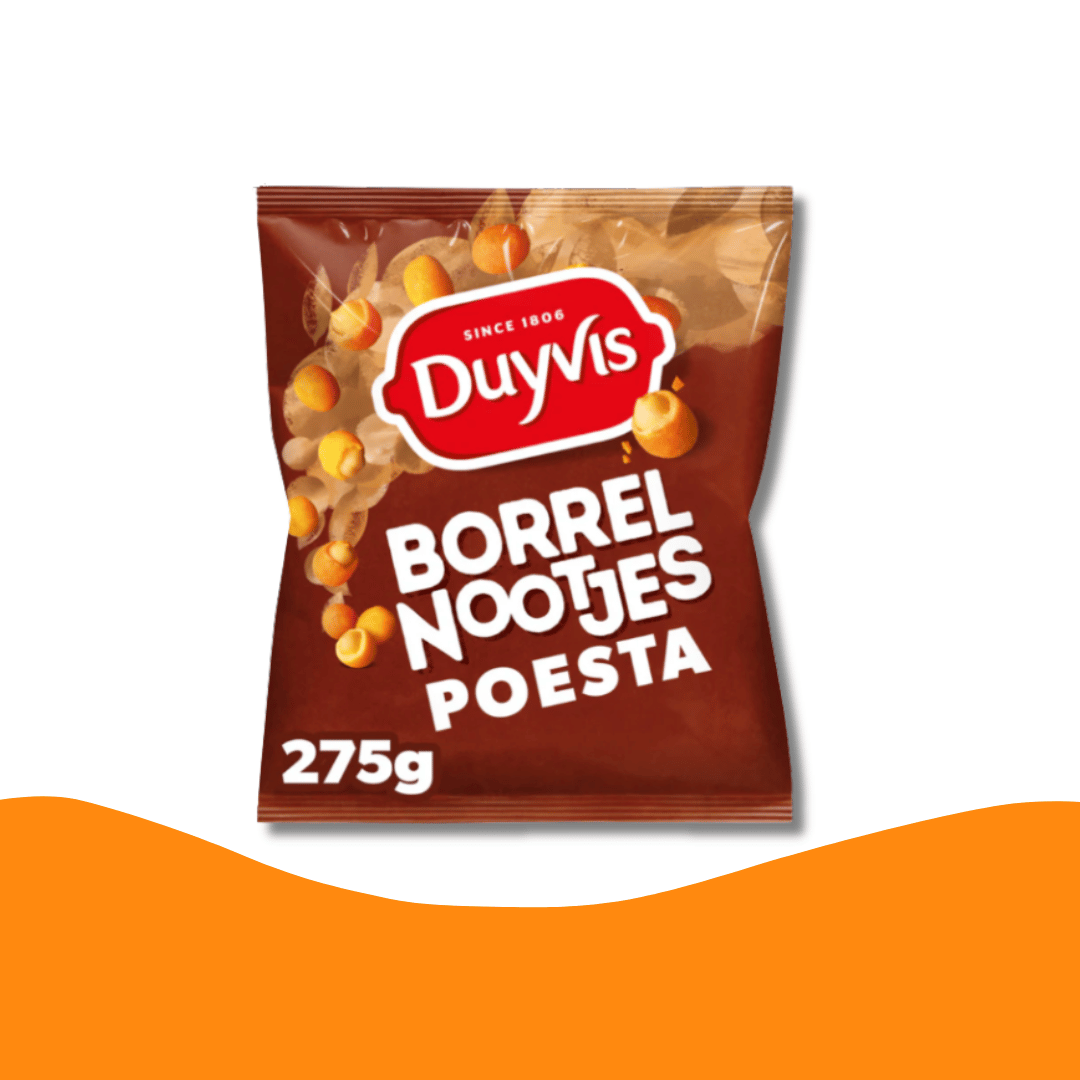 Duyvis Borrelnootjes Poesta 匈牙利風味脆皮花生(275克)