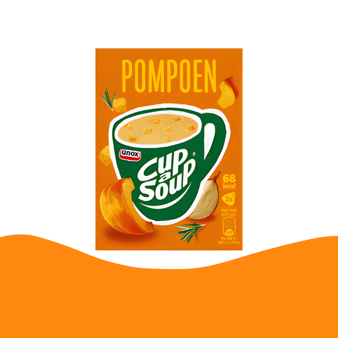 Unox Cup-a-Soup Pompoen 即沖南瓜湯(3包裝 × 每包18克)