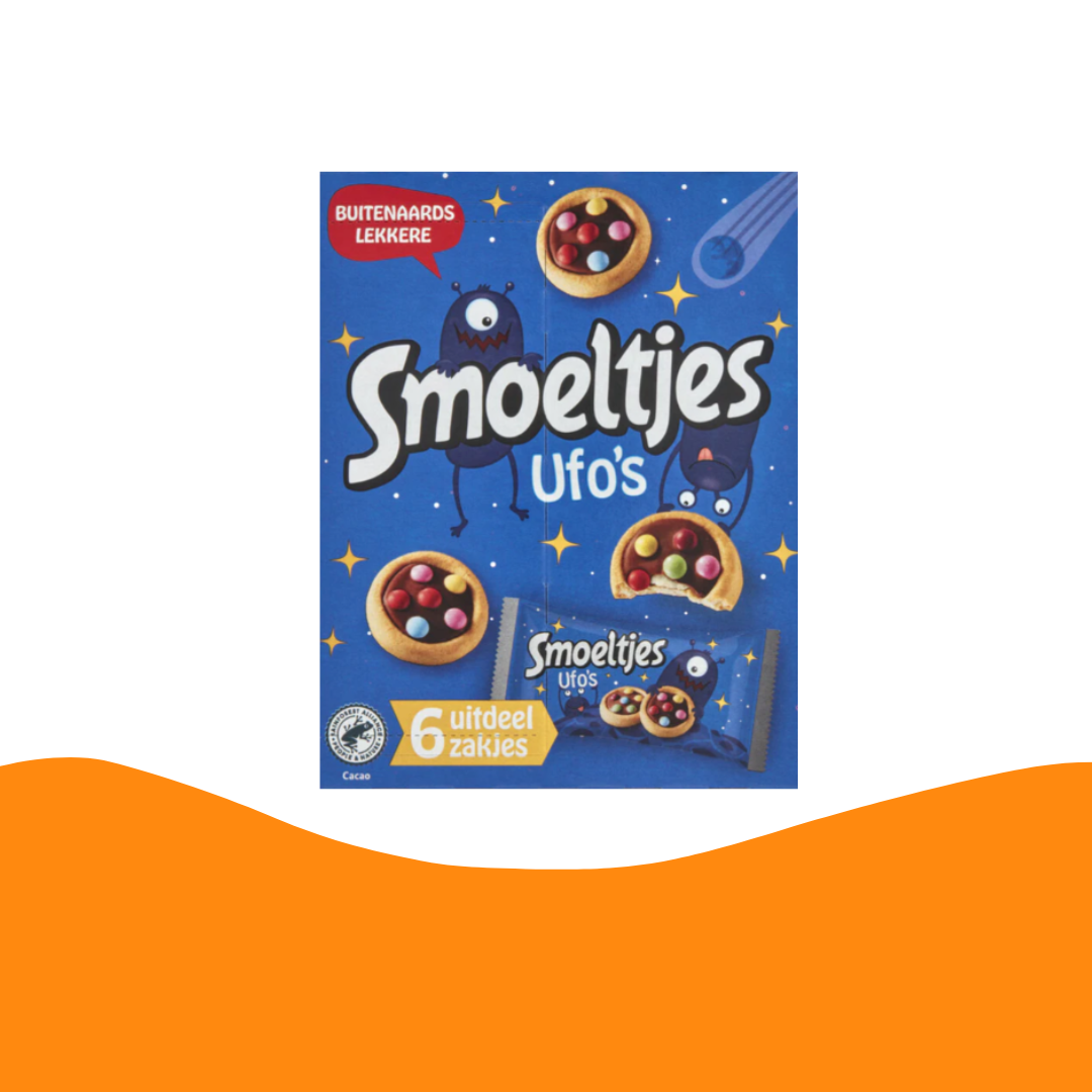 Smoeltjes UFO's(140 克)(6 袋含 2 塊餅乾)