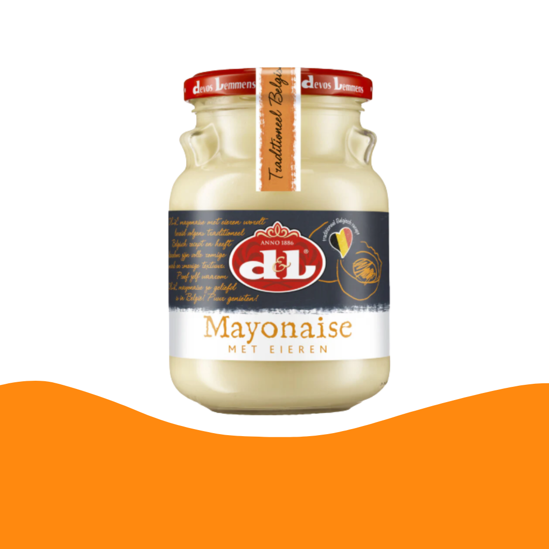 Belgium D&L Mayonaise met eieren / D&L Mayonnaise with Eggs (350 ml)