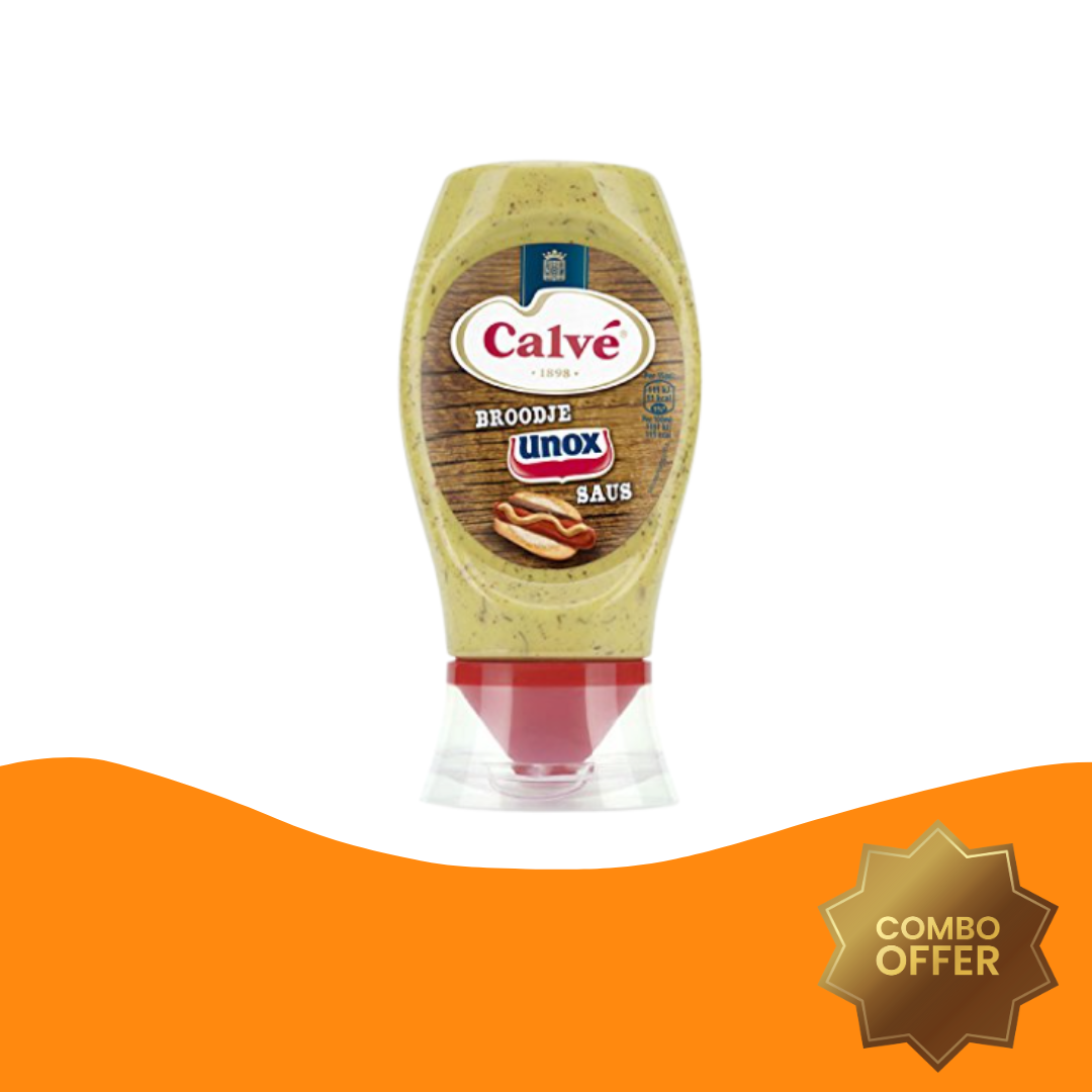 Calve Broodje Unox Saus / 蜂蜜芥末醬 (250 毫升)(Best Before 7 May 2026)