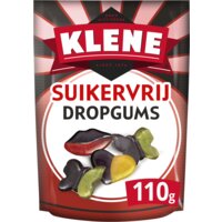 Klene Suikervrij Drop & Fruitsmaak Dropgums / Sugar Free Licorice (110 gram)