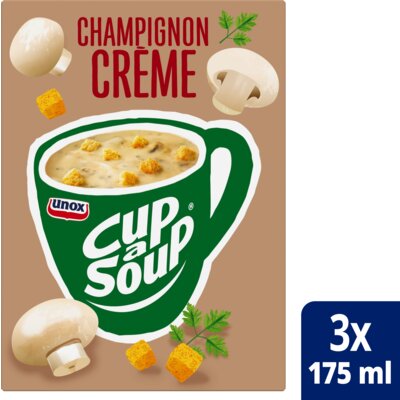 Unox Cup-a-Soup Champignon Crème 即沖蘑菇忌廉湯(3包裝 × 每包17克)
