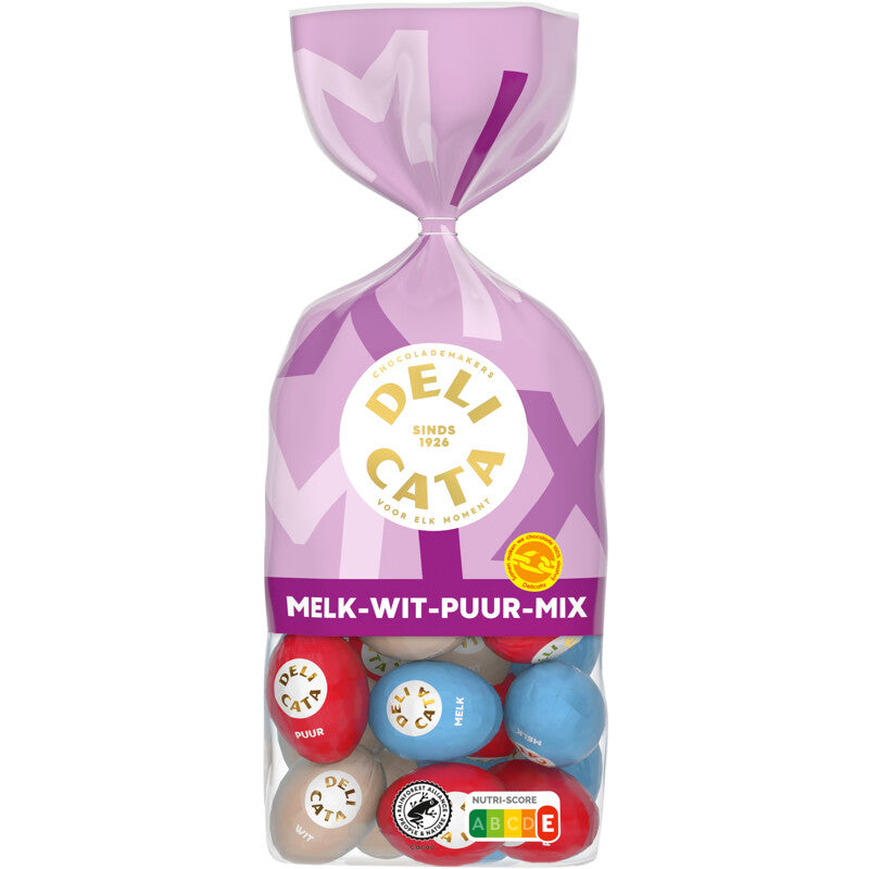 Chocolate Eggs Mix (Milk, Dark, White) 200 gram 朱古力復活蛋 - 混合款(牛奶朱古力、黑朱古力、白朱古力