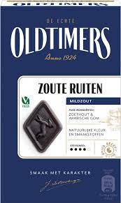 Oldtimers Zoute Ruiten (235 gram)/Salted licorice