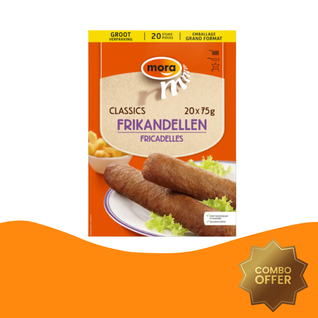 Mora Classics Frikandellen 荷蘭肉腸 20 塊(20 x 75 克) | 氣炸鍋小食