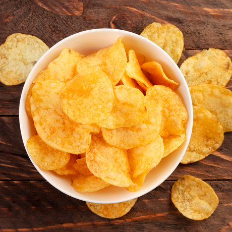Chips, crisps & prawn crackers