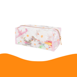 Hema Etui Transparent Flowers with single zip