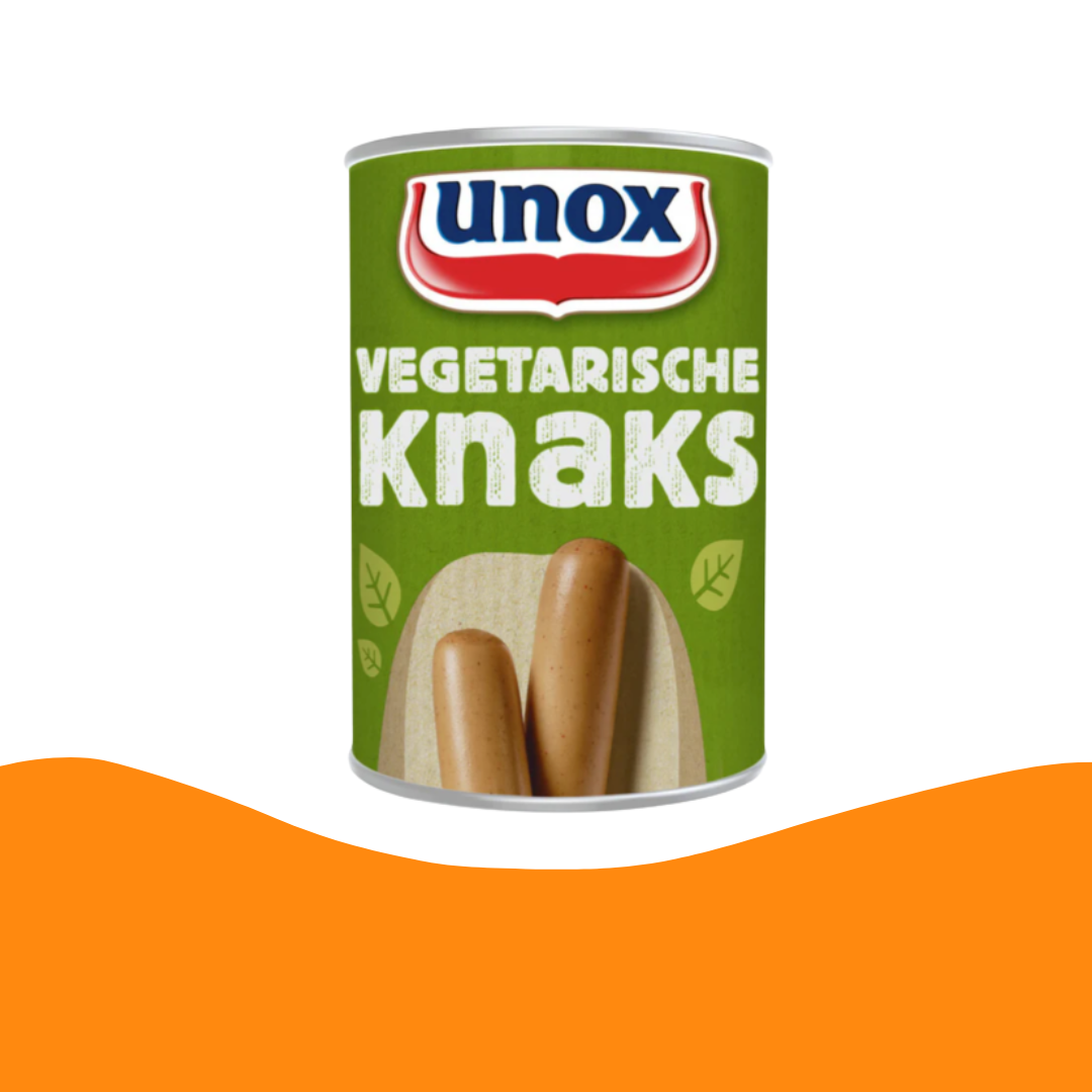 Unox Knakworst Vegetarische Knaks ( 400 gram )/Vegetarian sausage 10 pieces