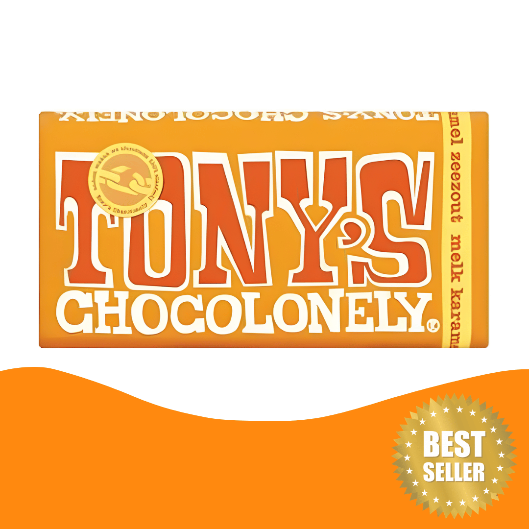Tony's Chocolonely 焦糖海鹽朱古力（180 克）