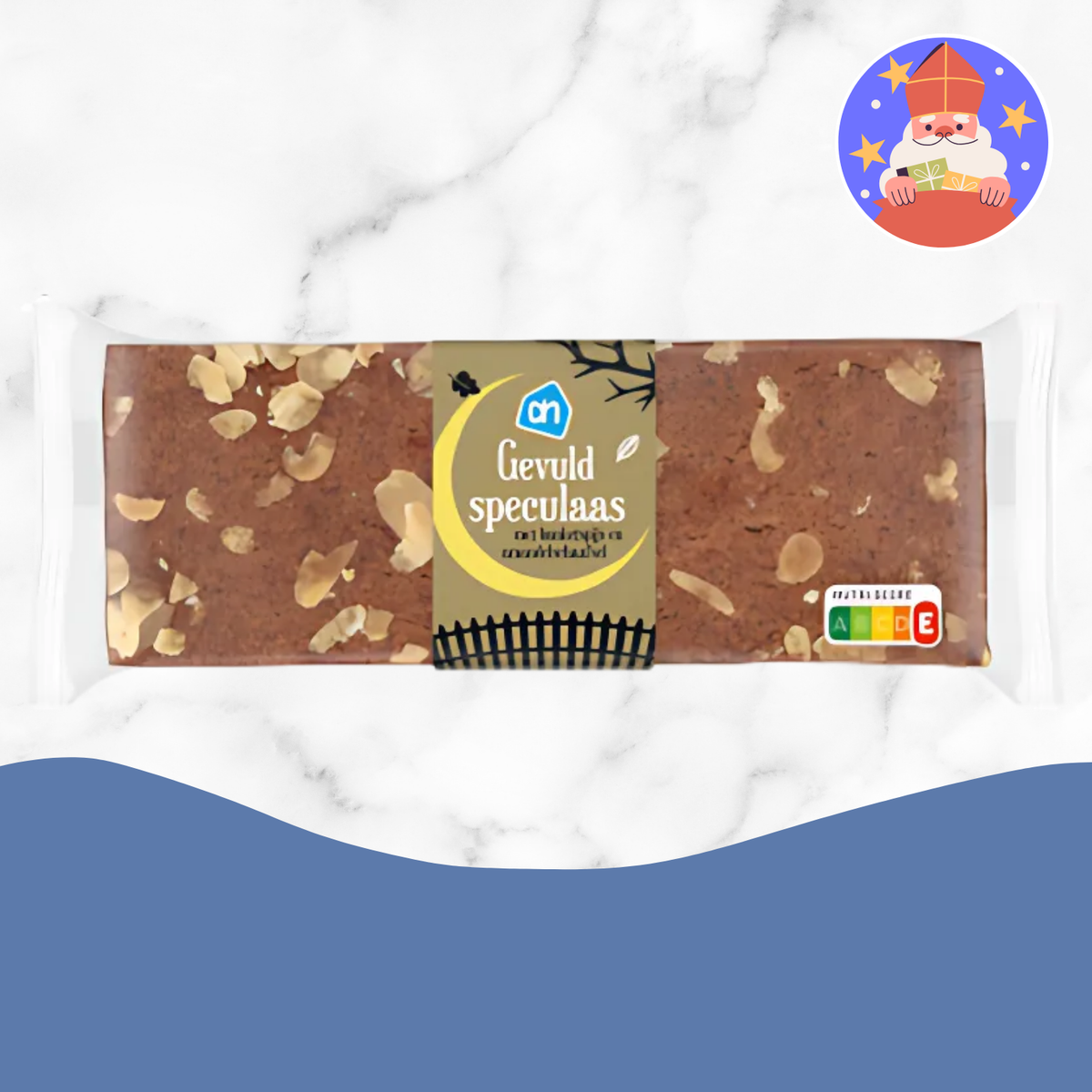 AH Gevuld Speculaas met Banketspijs en Amandelschaafsel (275 gram) (Expected early Oct 2026)