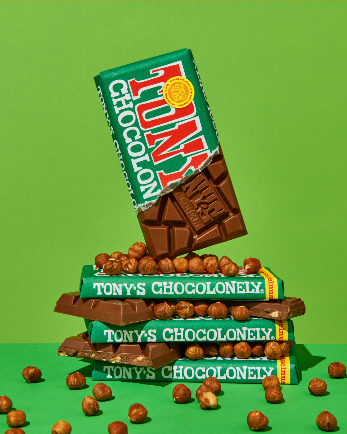 Tony's Chocolonely 榛子牛奶朱古力 (180 克）