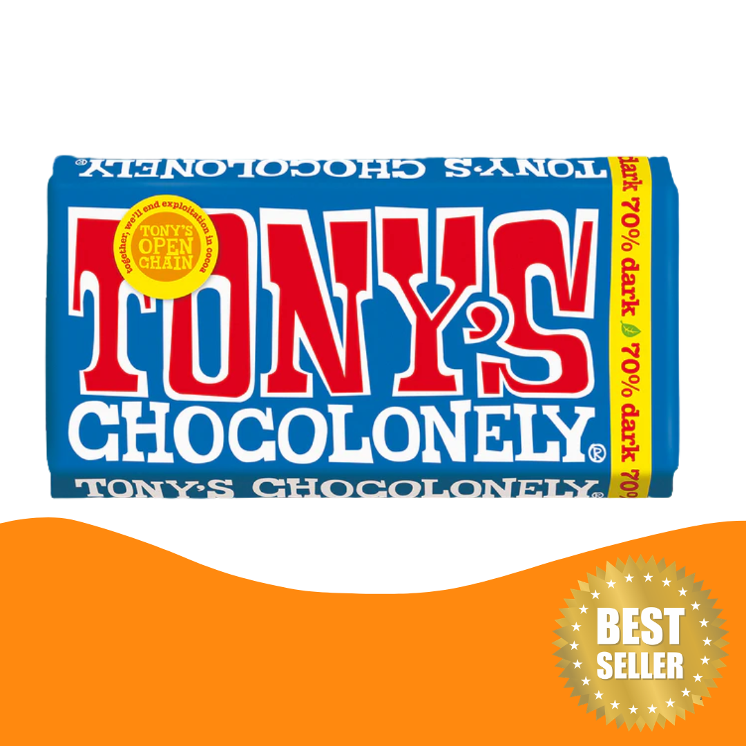 Tony's Chocolonely 70%黑朱古力（180 克）