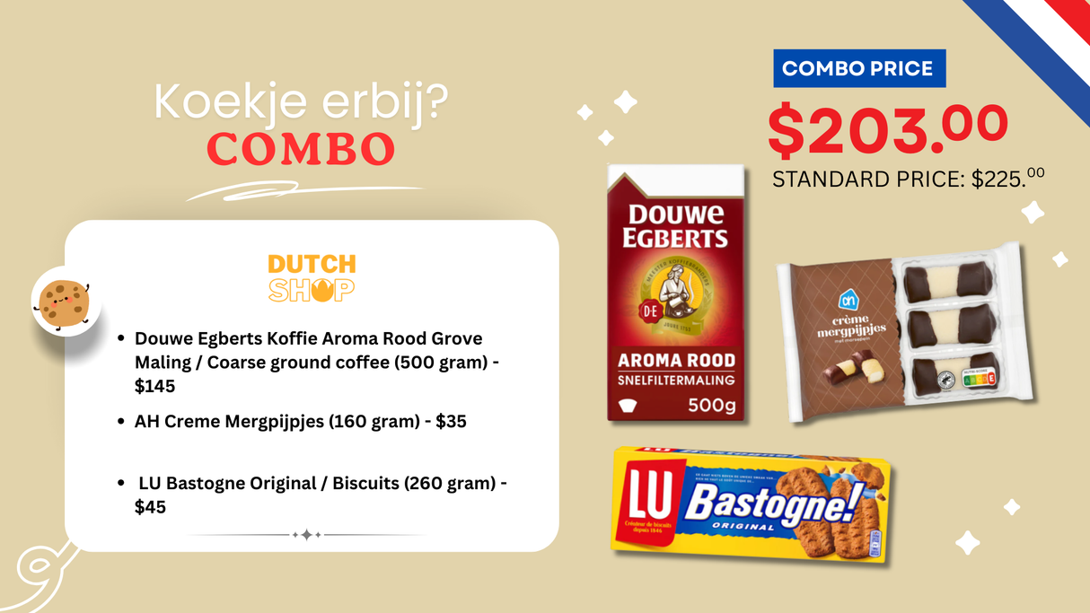 Douwe Egberts Koffie Aroma Rood 粗磨咖啡粉（500克）