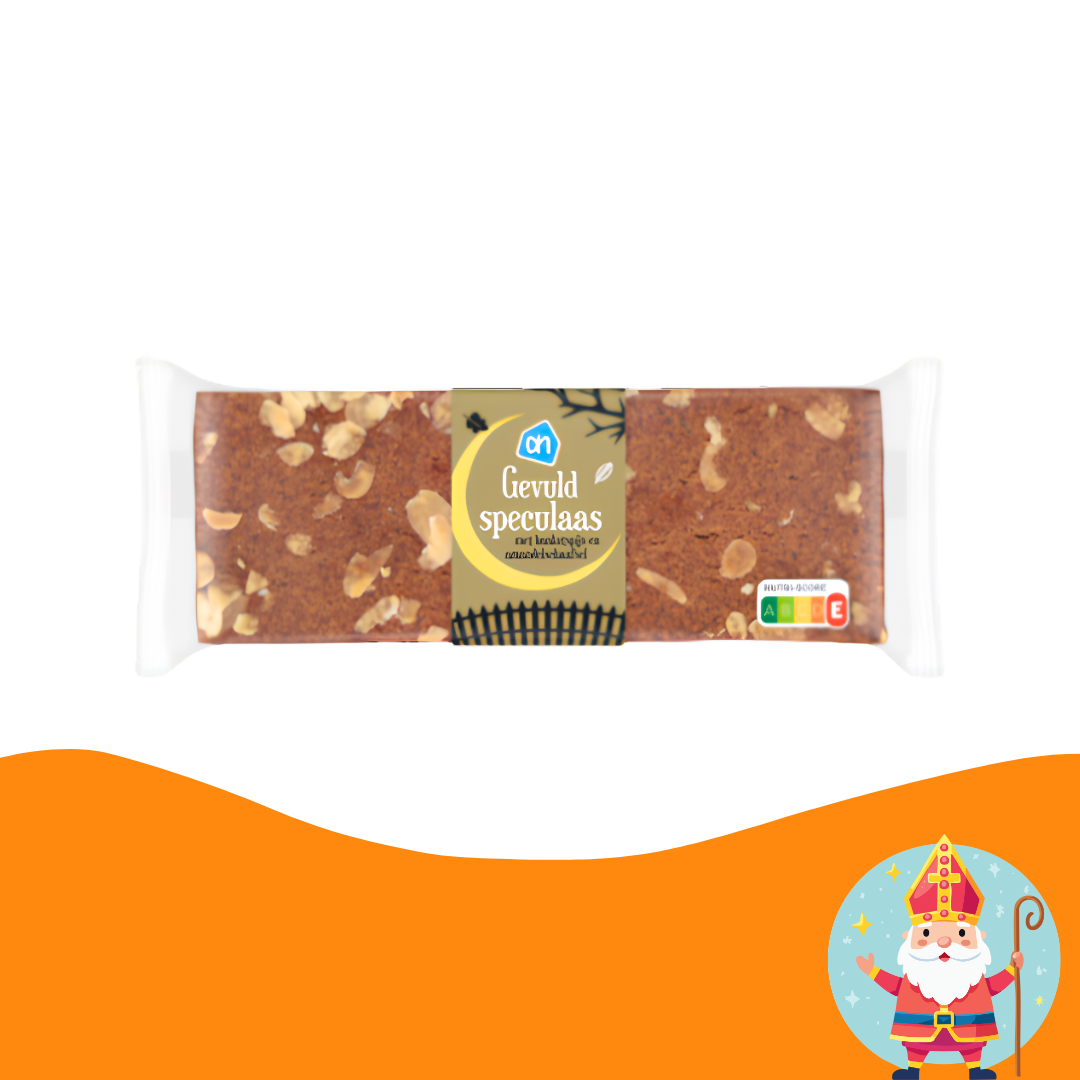 AH Gevuld Speculaas met Banketspijs en Amandelschaafsel (275 gram) (Expected early Oct 2026)