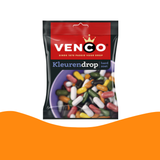 Venco Kleurendrop (285 gram)/Hard sweet coloured licorice