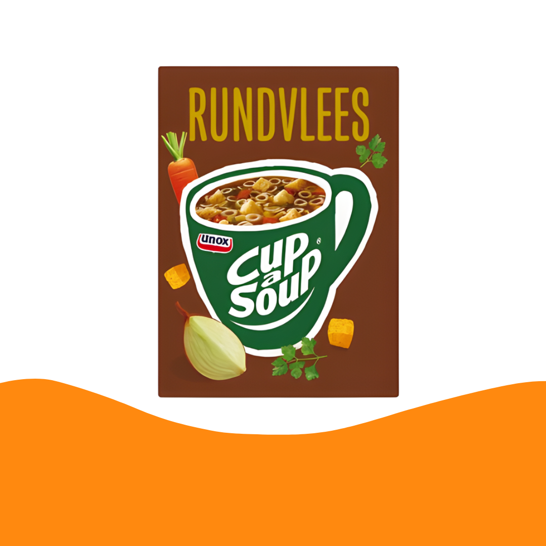 Unox Cup-a-Soup Rundvlees 即沖牛肉湯（3包裝 × 每包15克）