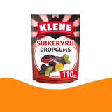 Klene Suikervrij Drop & Fruitsmaak Dropgums / Sugar Free Licorice (110 gram)