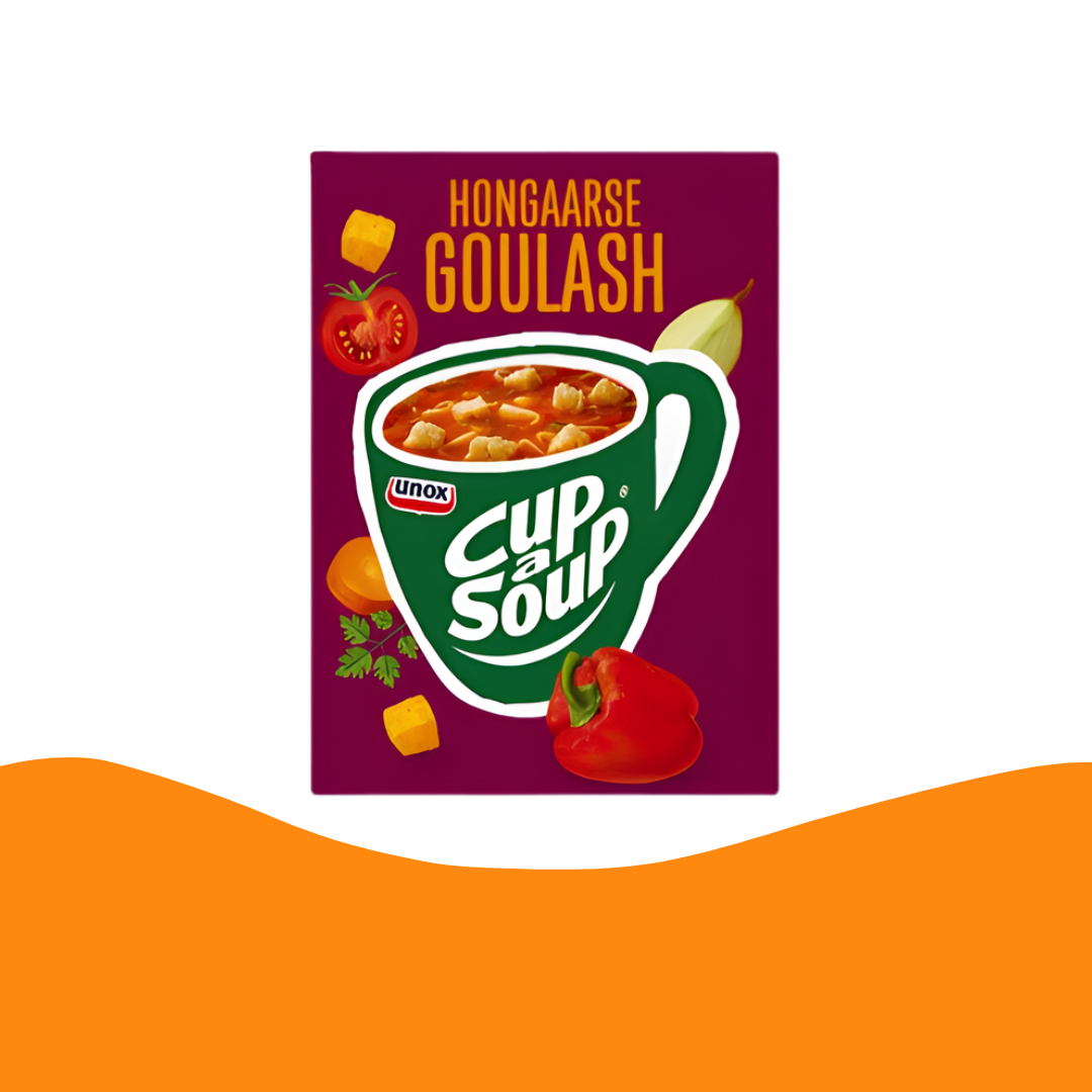 Unox Cup-a-Soup Hongaarse Goulash 即沖匈牙利燴牛湯（3包裝 × 每包16克）