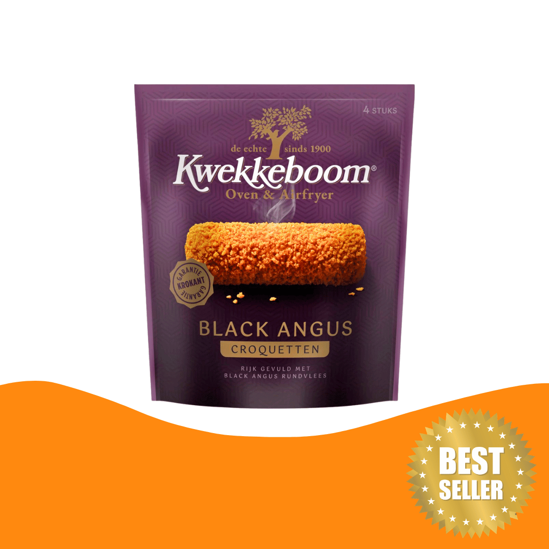 Kwekkeboom Black Angus Beef 黑安格斯牛肉炸卷 4 件（300 克）｜氣炸鍋小食