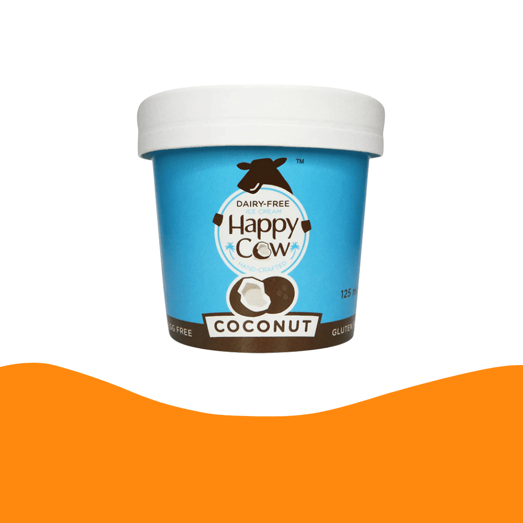 Happy Cow Pure Coconut Dairy-Free Ice Cream - 125 ml