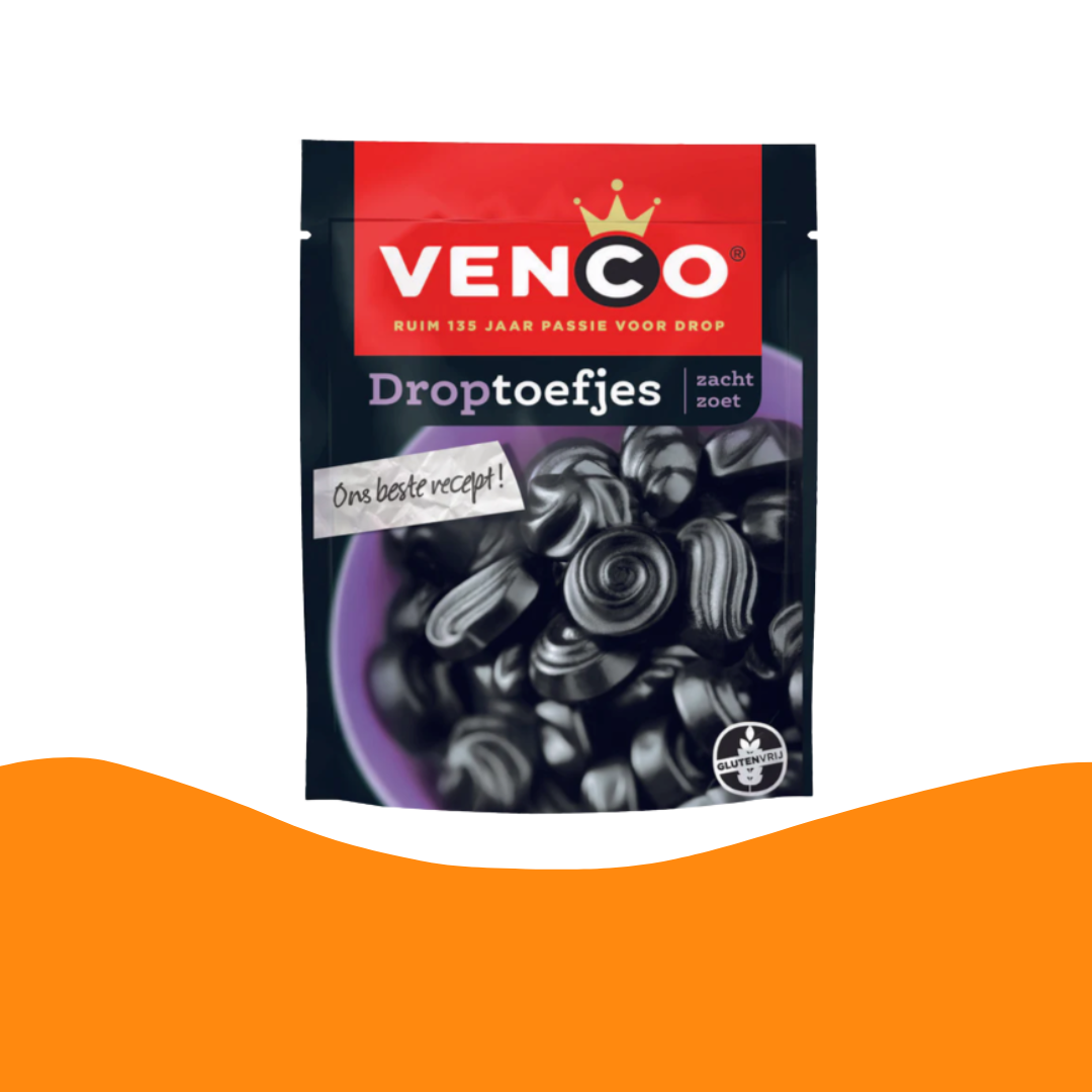 Venco Droptoefjes (235 gram)/Sweet and soft licorice