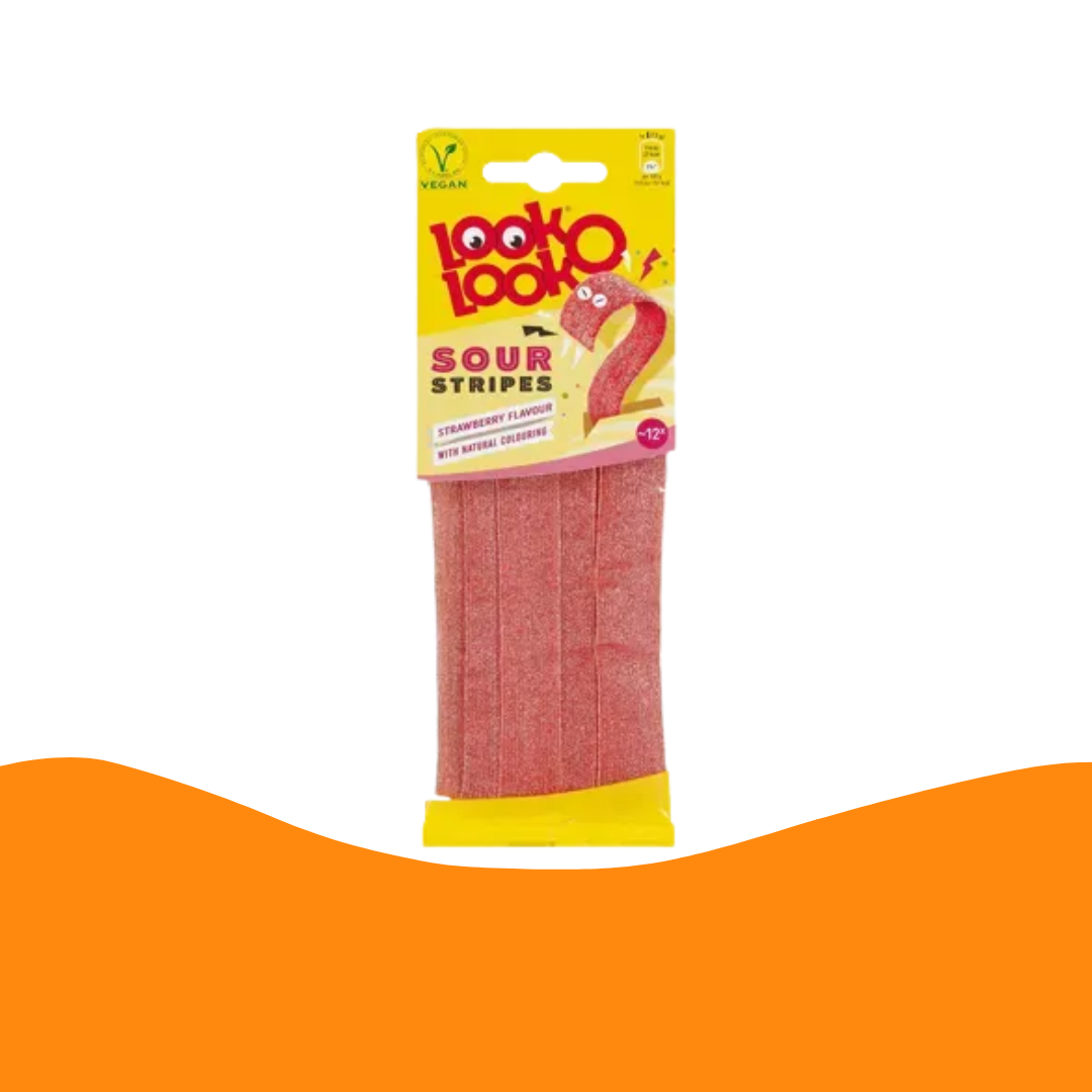 Look O Look Strawberry Sour Candy (125 gram)