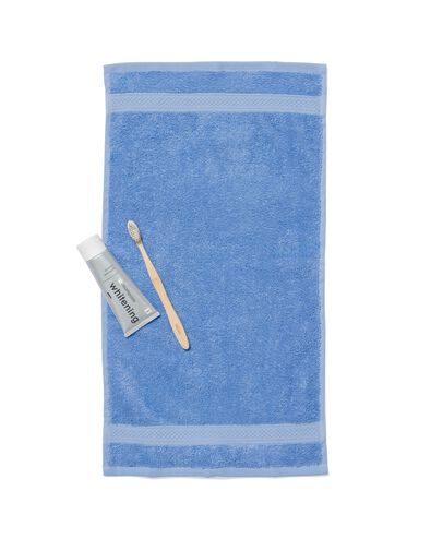 Hema Gastendoek Blauw / Guest Towel Blue (30 x 55 cm)