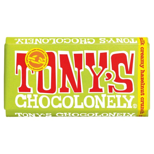 Tony's Chocolonely 牛奶榛子朱古力（180 克）