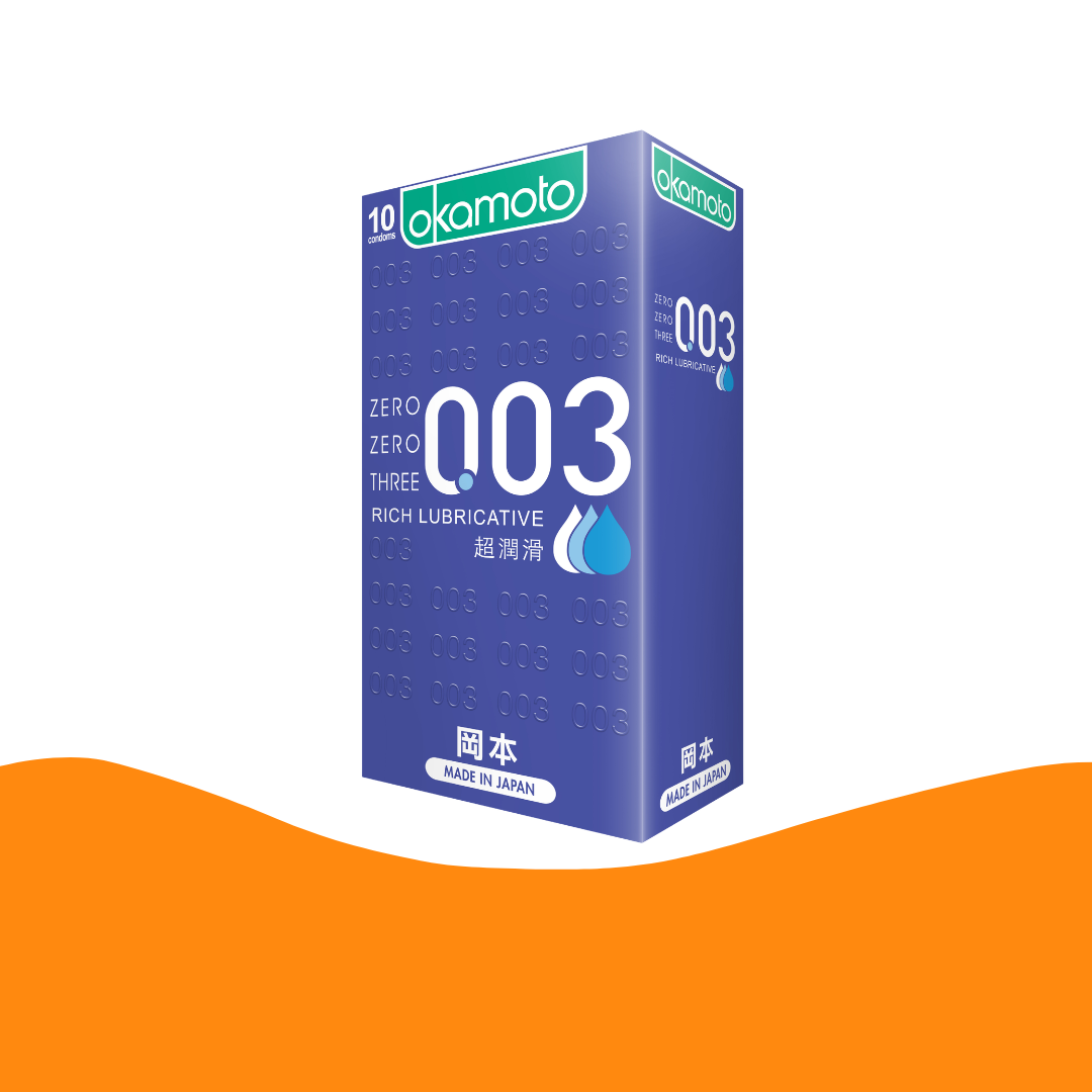 【NEW】Okamoto 0.03 Rich Lubricative Condoms (10 pcs per pack)