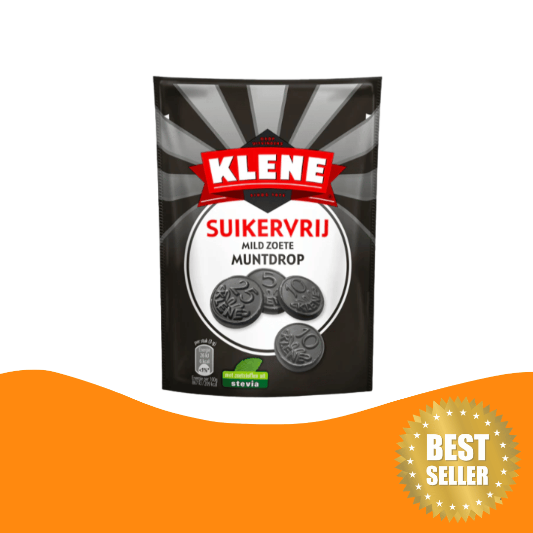 Klene Suikervrij Mild Zoete Muntdrop (100 gram)