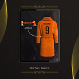 Dutch "Oranje" Football Fan Bathrobe
