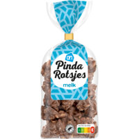 AH Pindarotsjes melk / Milk chocolates with peanuts  (250 gram)