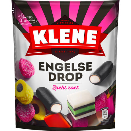 Klene Engelse Drop Zacht Zoet (270 gram) / English Licorice Sweet Soft