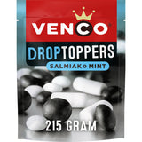 Venco Droptoppers salmiak mint (225 gram)/Salmiak and peppermint candy