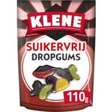 Klene Suikervrij Drop & Fruitsmaak Dropgums / Sugar Free Licorice (110 gram)