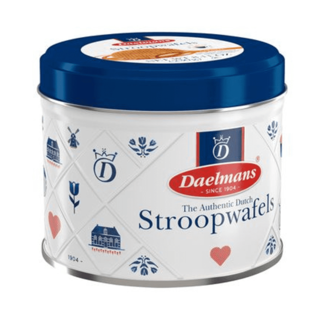 Stroopwafels in blik caramel waffles