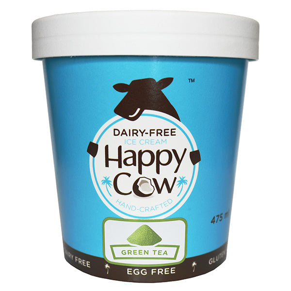 Happy Cow Green Tea Dairy-Free Ice Cream - 475 ml