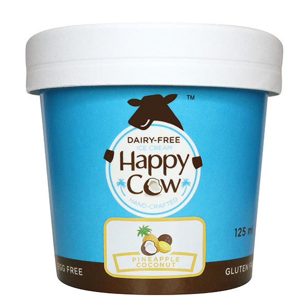 Happy Cow Pineapple Coconut Dairy-Free Ice Cream - 125 ml – The Dutch Shop