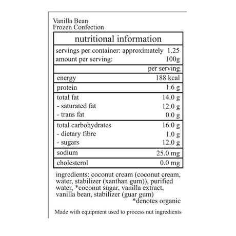 Happy Cow Vanilla Dairy-Free Ice Cream - 125 ml